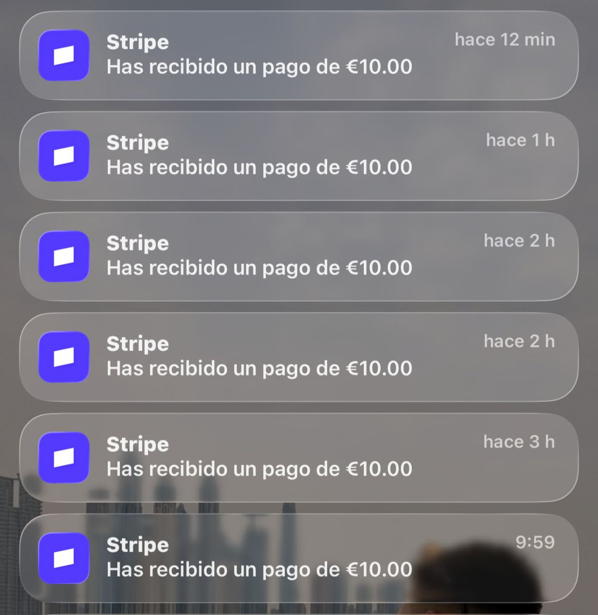 Captura de resultados de un cliente