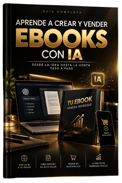 Aprende a crear y vender Ebooks con IA